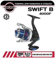 Катушка рыболовная MIFINE SWIFT B 4000F-3B, синего цвета, шпуля с леской, для спиннинга, для удочки