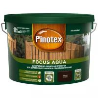 PINOTEX FOCUS AQUA палисандр (9 л) декоративно-защитная пропитка для заборов