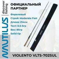 Спиннинг Nautilus Violento VLTS-702SUL 214см 0.5-5гр