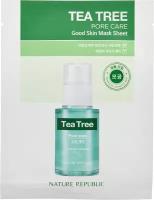 Тканевая маска для лица NATURE REPUBLIC Good Skin с чайным деревом, 24мл