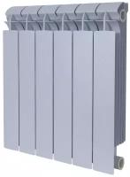 Биметаллический радиатор STYLE PLUS 500 6 секций (цвет серый)