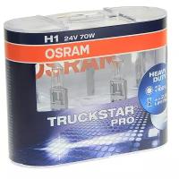 Галогенная лампа H1 70 P14.5s +100% TRUCKSTAR PRO, 2 шт. 24V, OSRAM 64155TSP-HCB/Автолампы