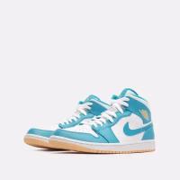 Кроссовки Jordan Air Jordan 1 Mid, размер 9US, бирюзовый