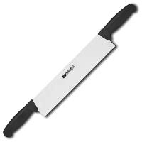 Нож для сыра с двумя ручками Fischer, лезвие 33 см, черный