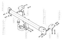 Фаркоп на Toyota Camry 92516-A