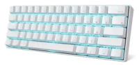 Беспроводная клавиатура Royal Kludge RK61 White, Blue Switch, английская раскладка