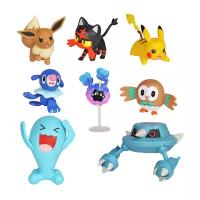 Набор фигурок боевые Покемоны - Pokemon Battle figure multi pack 8 шт