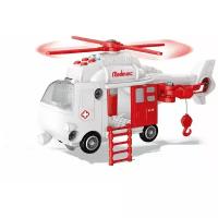 Спасательный вертолет-коструктор свет звук 32см FT62102 Funky toys