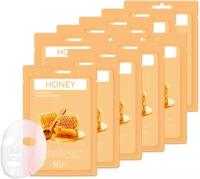 Yu.R - Маска для лица с экстрактом мёда YU.R ME Honey Sheet Mask, 25 г - 10 мл