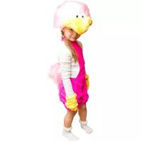 Карнавальный костюм страус розовый арт.1606. рост: 116-134 см, (5-8 лет)
