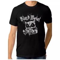 Футболка DS Apparel Black Metal Мужская Черная M