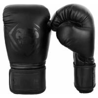 Боксерские перчатки тренировочные Venum Contender - Black/Black (12 oz)