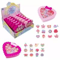 Набор украшений "Sweet heart Bijou" от 1TOY, в шкатулке 12 предметов