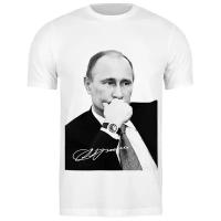 Футболка Printio 1294259 Владимир Путин by Hearts of Russia