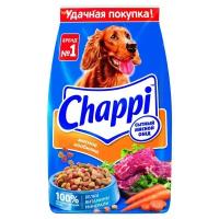 Корм сухой Chappi для взрослых собак, мясное изобилие, 2,5 кг