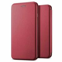 Чехол-книга боковая для Samsung S20FE бордовый
