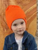 Шапка демисезонная для мальчика (Размер: 48/52), арт. Back я.оранж, цвет оранжевый