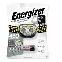 Фонарь налобный Energizer Vision Ultra Headlight, 450lm (LP39571)