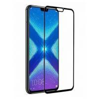 Защитное стекло для Huawei Honor 8X / 9X Lite / Защитное стекло на хуавей хонор 8X (полная проклейка, черная рамка)