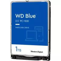 Жесткий диск 2.5" Western Digital WD Blue 1 ТБ, SATA III, 128 Mb, 5400 rpm (WD10SPZX)