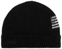 Шапка STETSON арт. 8599129 BEANIE BADGE (черный), размер ONE