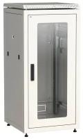 Шкаф сетевой 19дюйм LINEA N 24U 600х600мм стекл. передн. дверь (3 коробки) сер. ITK, IEK LN35-24U66-G (1 шт.)