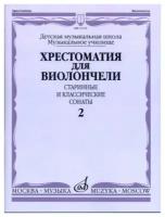 17115МИ Хрестоматия для виолончели. Старинные и классические сонаты. Ч. 2, Издат. "Музыка"