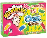 Кислые жевательные пластинки Warheads Ooze Chews / Вархедс 99 г. (США)