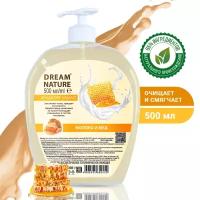 Жидкое мыло для рук DREAM NATURE Молоко и Мед, 500 мл