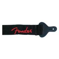 Ремень FENDER BLACK/RED LOGO