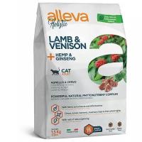 Сухой корм для кошек Alleva Holistic Lamb & Venison + Hemp & Ginseng 0,4 кг