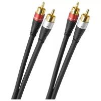 Аксессуар Oehlbach Audio RCA 3m Black 33145