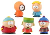 Фигурки Южный парк South Park 5 в 1 (неподвижные, 6 см)