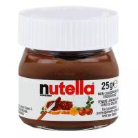 Шоколадная паста Nutella мини баночка, 25 гр