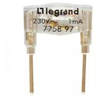 Legrand (Легранд) Лампа для подсветки 0,5 мА зеленая, Galea Life, Valena, PRO-21 775897