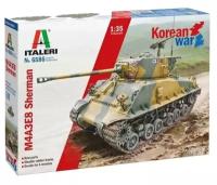 6586 italeri Американский средний танк M4A3E8 Sherman Корейская война (1:35)