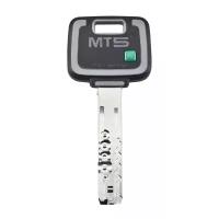Цилиндр Mul-t-Lock MT5+ ключ-вертушка (размер 55х50 мм) - Никель, Шестеренка (3 ключа)