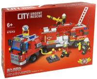 Конструктор City Сити Команда пожарной машины 679 деталей