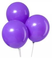 Воздушные шары LETI 12", пастель, латекс, в наборе 5 шт., цвет сиреневый