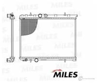 Радиатор (Мех. Сборка) Peugeot 307 1.4-2.0 01-) Miles арт. ACRM043