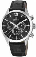 Наручные часы FESTINA Timeless Chrono, черный