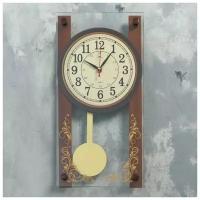Часы настенные с маятником "Лоза", плавный xод