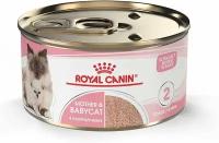 Влажный корм для котят, беременных и кормящих кошек Royal Canin Mother & Babycat, 195 г (мусс) 12 шт