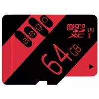 Карта памяти AEGO 64GB U3 microSDXC UHS-I Class 10 + SD адаптер