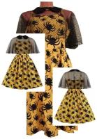 Карнавальные костюмы и аксессуары для праздника Желтая кровавая ведьма с шляпой женский M19236 ChiMagNa 42-44рр S/M