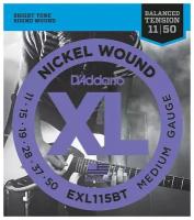 EXL115BT Nickel Wound Комплект струн для электрогитары, Medium, 11-50, D'Addario