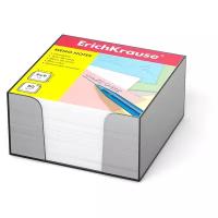 Бумага для заметок ErichKrause, 90x90x50 мм, белый, в пластиковой подставке