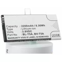 Аккумулятор iBatt iB-B1-M2265 2200mAh для Microsoft, Nokia BL-T5A, BV-T5A