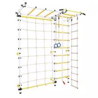 Детская шведская стенка с рукоходом и сеткой