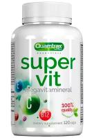 Витамины для женщин и мужчин, 120 капс, Quamtrax Nutrition Super Vit, витаминно-минеральный комплекс для поддержания здоровья